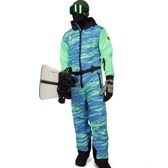 TIPSY ELVES Men's Alpine Action One Piece Ski & Snowboard Snow Suit Small NWT - Picture 5 of 17